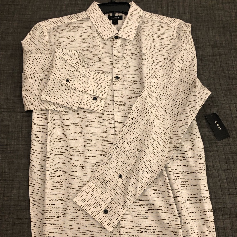 Alfani long sleeve button down